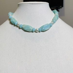 Light blue necklace